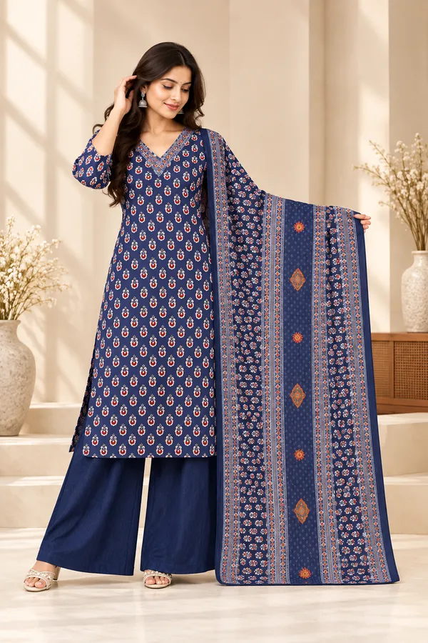 Royal_Meher_Printed_Reyon__Kurta_Set_(blue)
