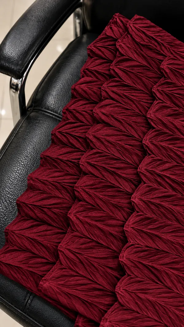 Maroon_khajoori__kniting_lycra_Sarinaa_Pleated_Trouser_For_Women