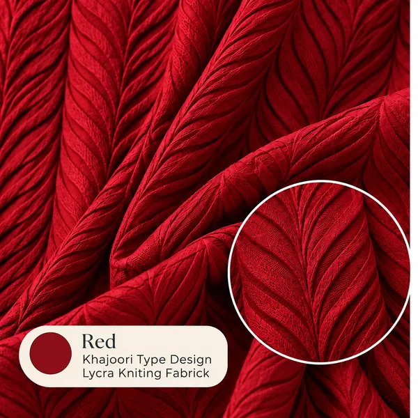Red_khajoori_kniting_lycra__Pleated_palazzos__For_Women