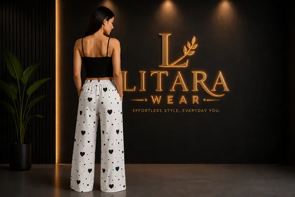 Lovey_Feel_Cotton_Palazzos_With_Black_Heart_Print_For_Women