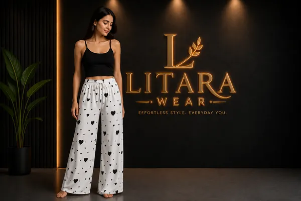 Lovey_Feel_Cotton_Palazzos_With_Black_Heart_Print_For_Women