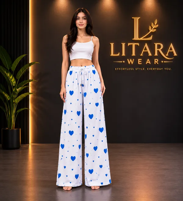 Lovey_Feel_Cotton_Palazzos_With_Blue_Heart_Print_For_Women