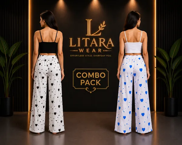 Lovey_Feel_Cotton_Palazzos_With_Heart_Print_For_Women_(Black_&_Blue)