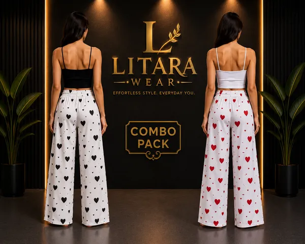 Lovey_Feel_Cotton_Palazzos_With_Heart_Print_For_Women_(Black_&_Red)