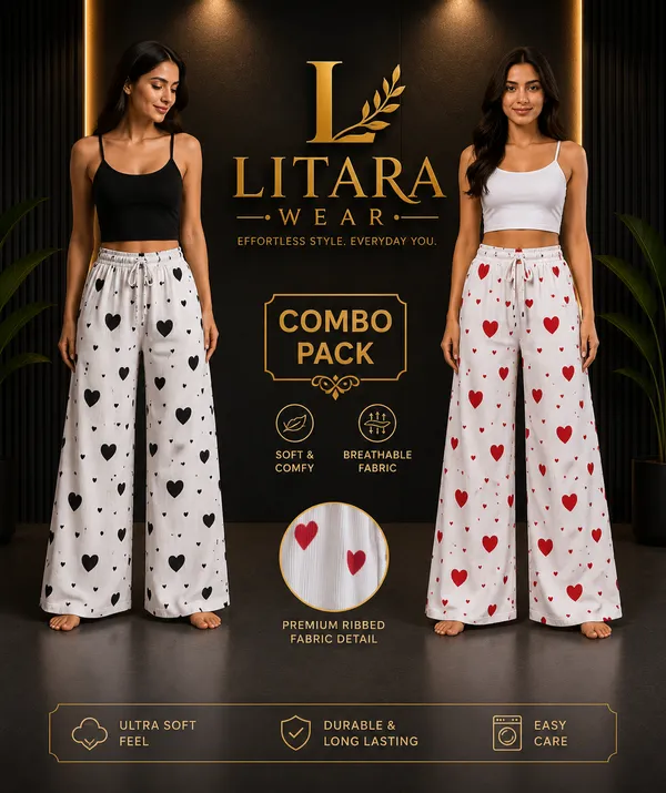 Lovey_Feel_Cotton_Palazzos_With_Heart_Print_For_Women_(Black_&_Red)