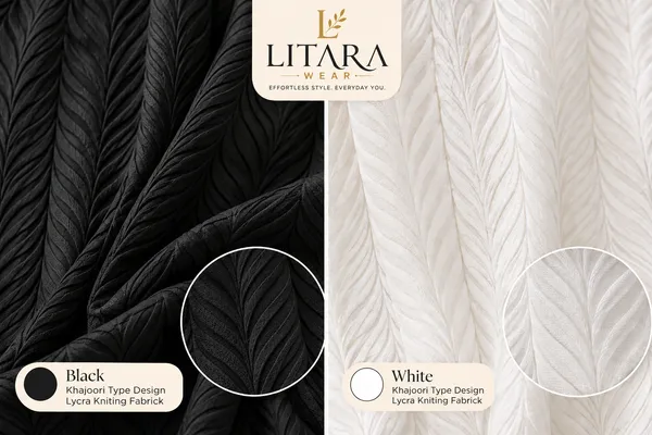 Black_&_White_Khajoori_knitting_lycra_Sarina_Pleated_Trouser_For_Women_(Pack_Of_2)