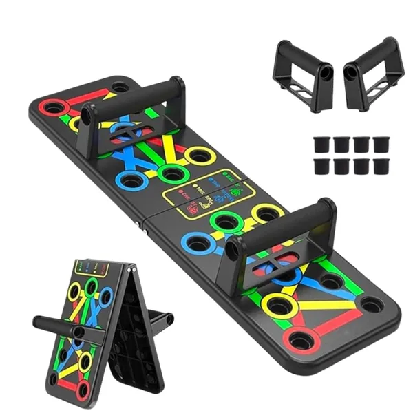 9-in-1_Push_Up_Board_–_Multi-Functional_Home_Workout_Equipment_for_Strength_Training,_Chest,_Arm,_and_Core_–_Portable_Fitness_System_for_Fat_Burn_&_Muscle_Building