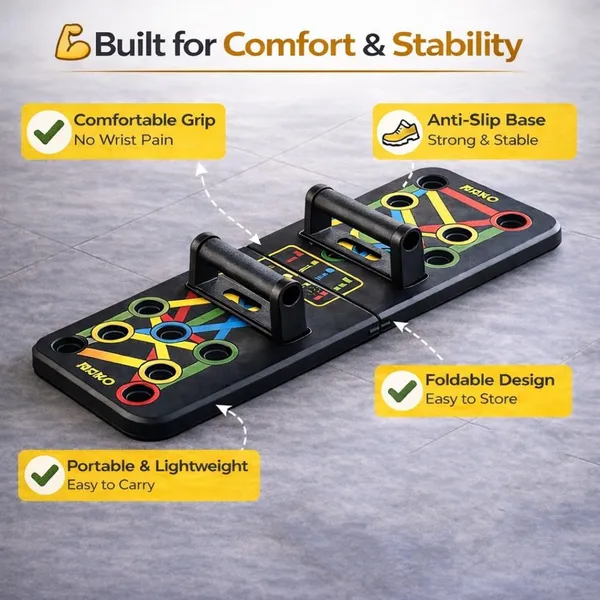 9-in-1_Push_Up_Board_–_Multi-Functional_Home_Workout_Equipment_for_Strength_Training,_Chest,_Arm,_and_Core_–_Portable_Fitness_System_for_Fat_Burn_&_Muscle_Building