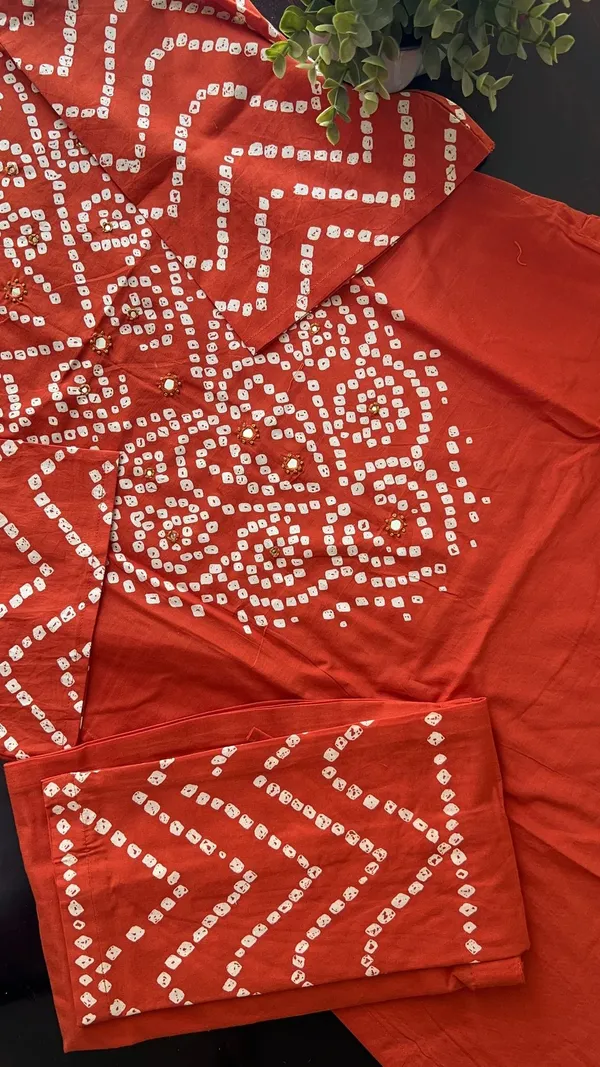 Maroon_Cotton_Kurta_With_Dupatta_For_Women