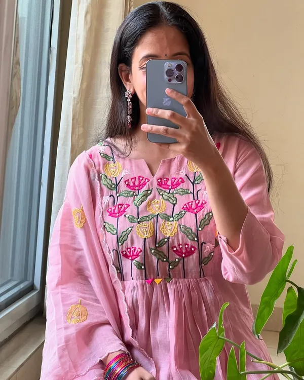 Pink_Cotton_Kurta_With_Dupatta_For_Women