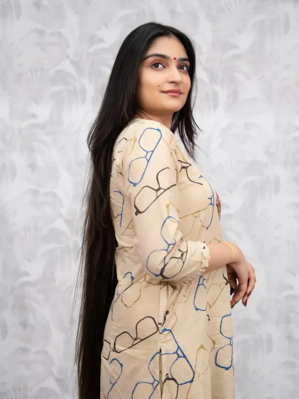 Women's_Beige_Abstract_Printed_Cotton_Kurta_Palazzo_Co-Ord_Set