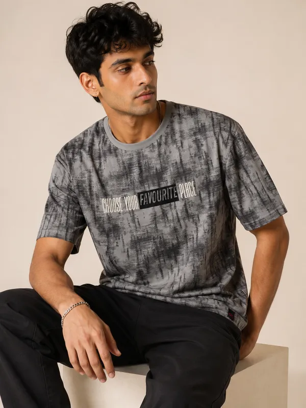 2Pc_Pack_Drop_Shoulder_Printed_French_Lycra_Tshirt