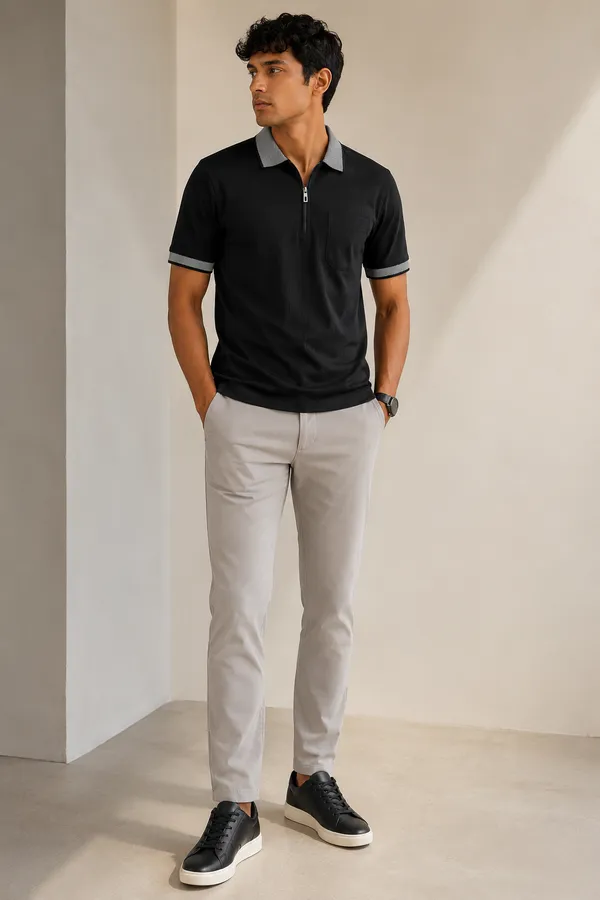 SELECTION_ZIPPER_COLLAR_TSHIRT