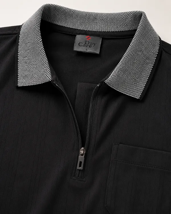 SELECTION_ZIPPER_COLLAR_TSHIRT