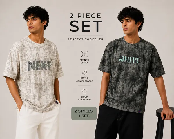 2_Pc_Pack_Drop_Shoulder_Printed_French_Lycra_Tshirt