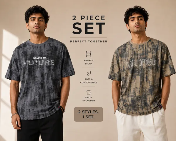 2_Pc_Pack_Drop_Shoulder_Printed_French_Lycra_Tshirt