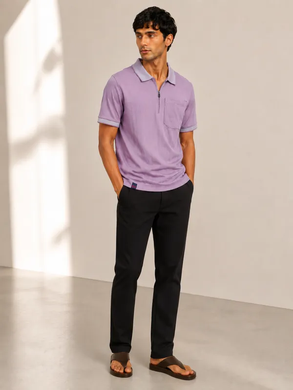 SELECTION_ZIPPER_COLLAR_TSHIRT