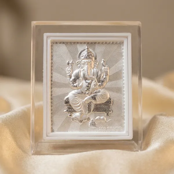 Silver-Toned_Lord_Ganesha_Embossed_Metal_Plaque_With_Frame