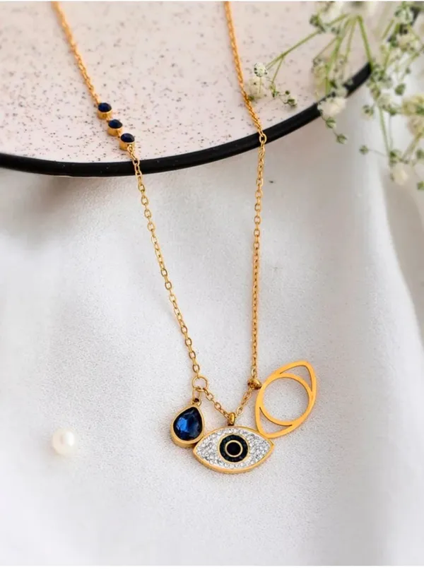 Evil_Eye_&_Geometric_Charm_Pendant_Necklace_With_Black_Stone_Accents