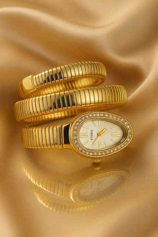 Gold_Tone_Coil_Bracelet_Watch_With_Crystal_Embellishments