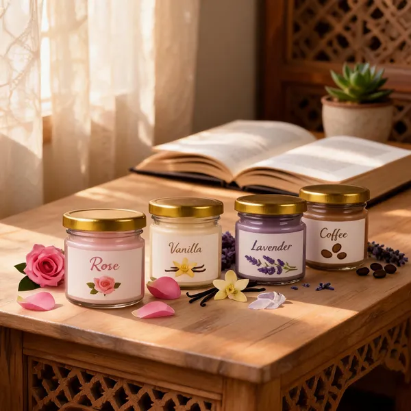 Glass_Assorted_Rose_Vanilla_Lavender_Coffee_Jar_Candle_Set