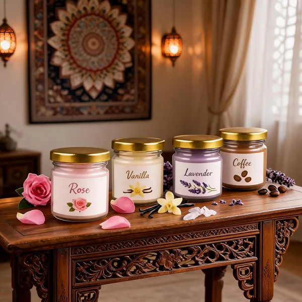 Glass_Assorted_Rose_Vanilla_Lavender_Coffee_Jar_Candle_Set