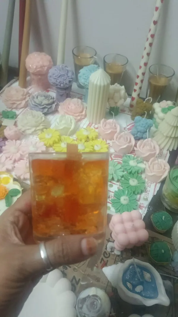 Glass_Decorative_Embedded_Wax_Candle