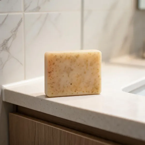 Vimis_Floral_Fragrance_Beige_Speckled_Soap_Bar