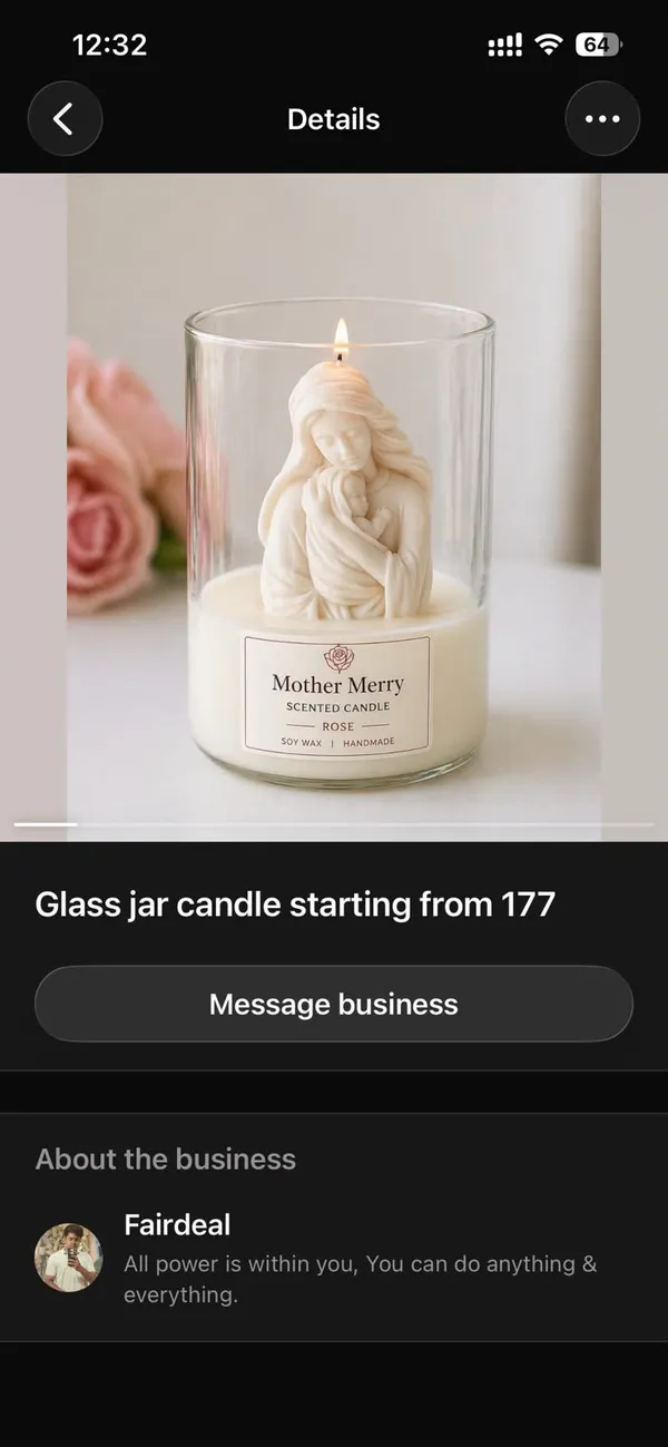 Glass_Rose_Scented_Mother_Merry_Candle