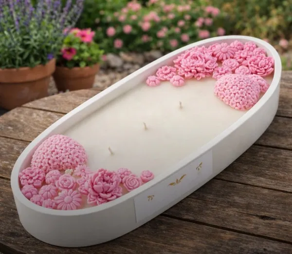 Wax_Floral_Design_Oval_Decorative_Candle