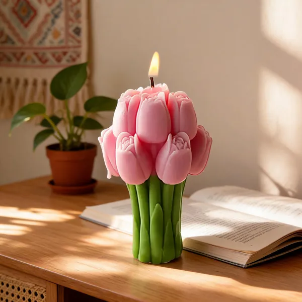 Wax_Floral_Sculpted_Lotus_Bloom_Decorative_Candle