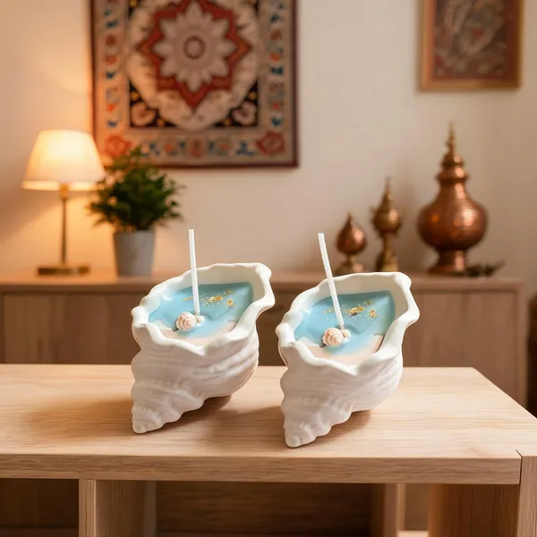 Wax_Coastal_Scalloped_Shell_Shaped_Decorative_Candle_-_Pack_of_2