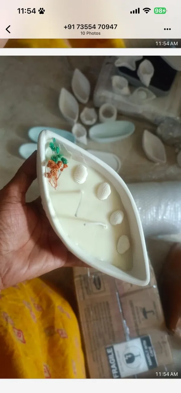 Resin_Coastal_Shell_Boat_Decorative_Tray