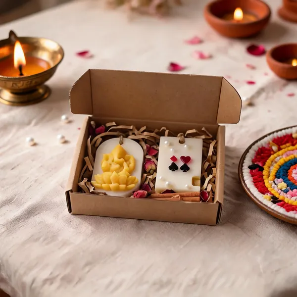 Wax_Diwali_Ganesha_And_Card_Suits_Aromatic_Sachet_Gift_Set