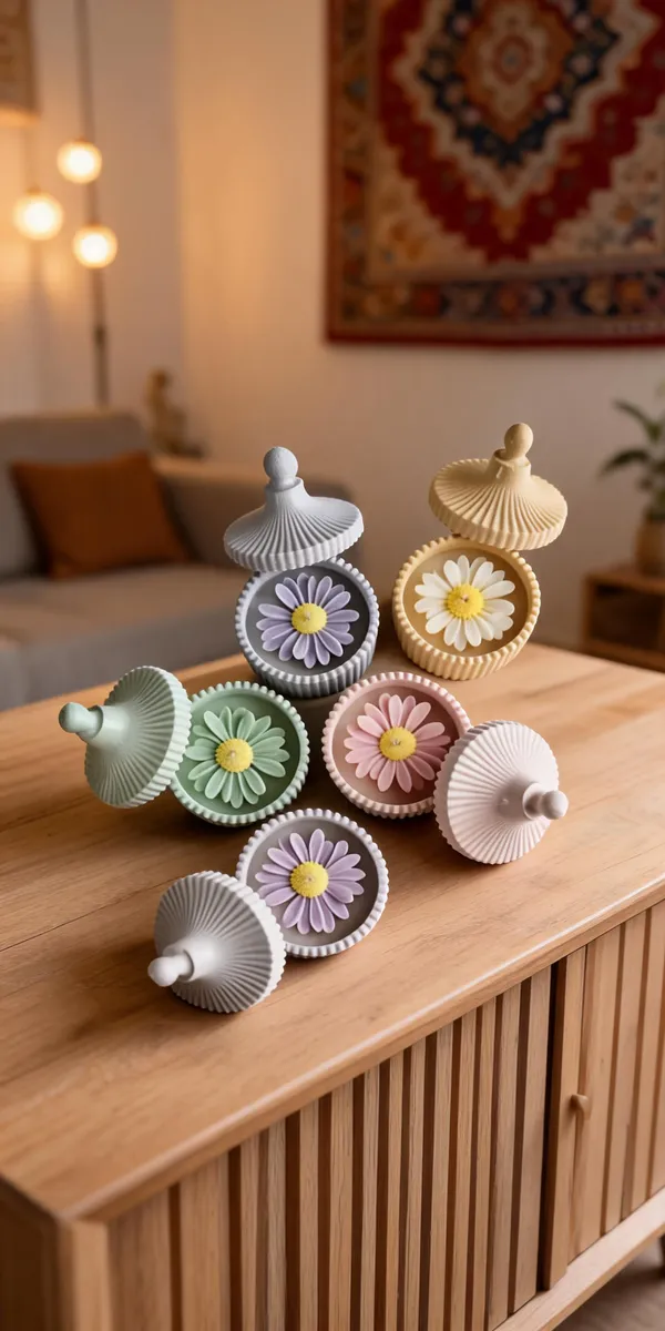 Concrete_Style_Floral_Daisy_Jar_Candle_With_Lid