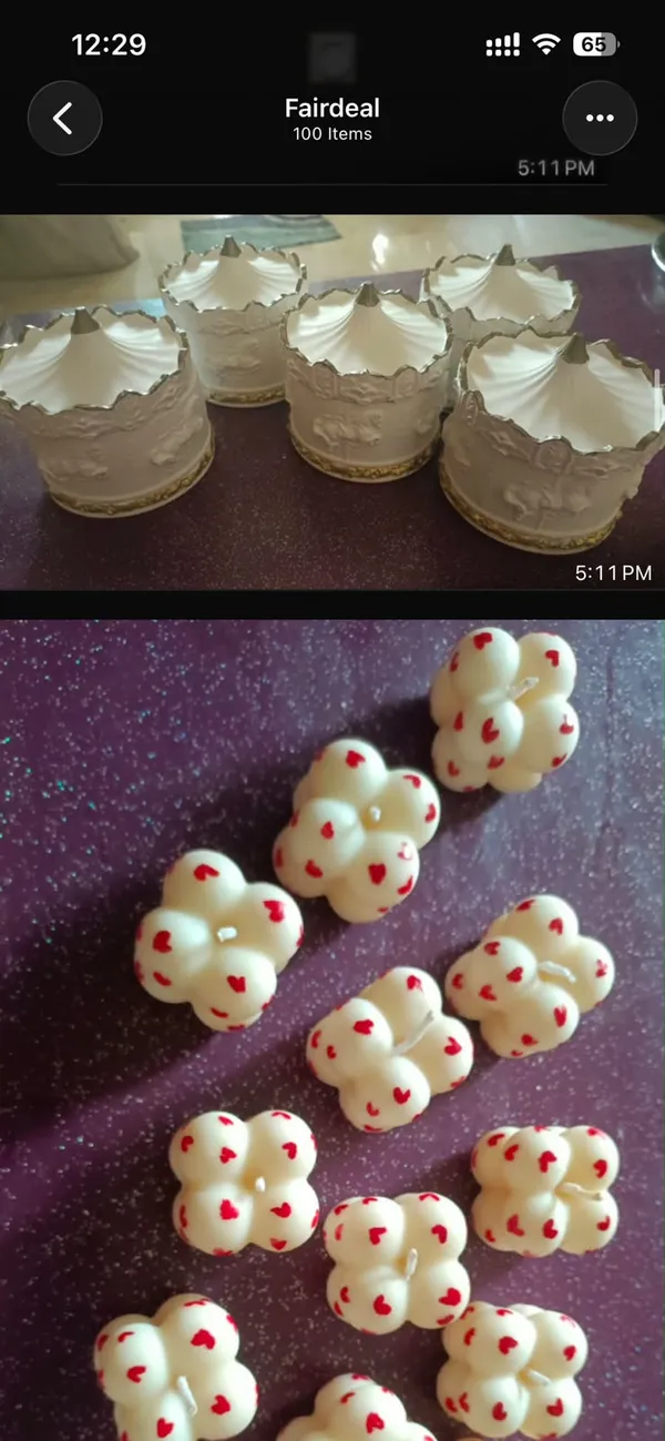 Wax_Floral_Heart_Print_Candles_With_Decorative_Holders
