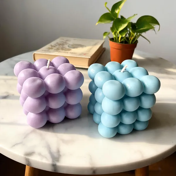Wax_Pastel_Bubble_Cluster_Decorative_Candle_-_Pack_of_2
