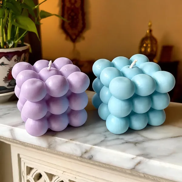 Wax_Pastel_Bubble_Cluster_Decorative_Candle_-_Pack_of_2