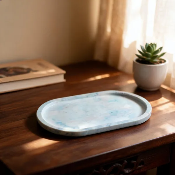 Light_Blue_Plain_Oval_Decorative_Tray