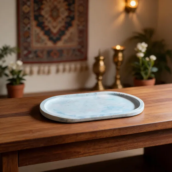 Light_Blue_Plain_Oval_Decorative_Tray