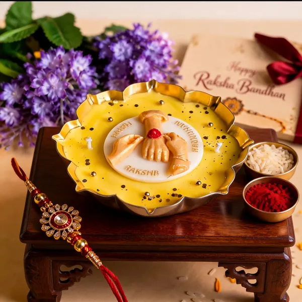 Metal_Festive_Floral_Design_Raksha_Bandhan_Pooja_Thali