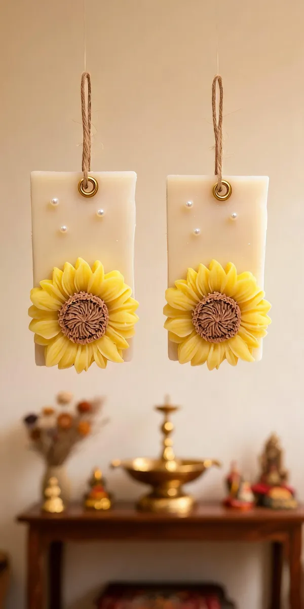 Wax_Floral_Sunflower_Hanging_Wall_Decor_Candle_-_Pack_of_2
