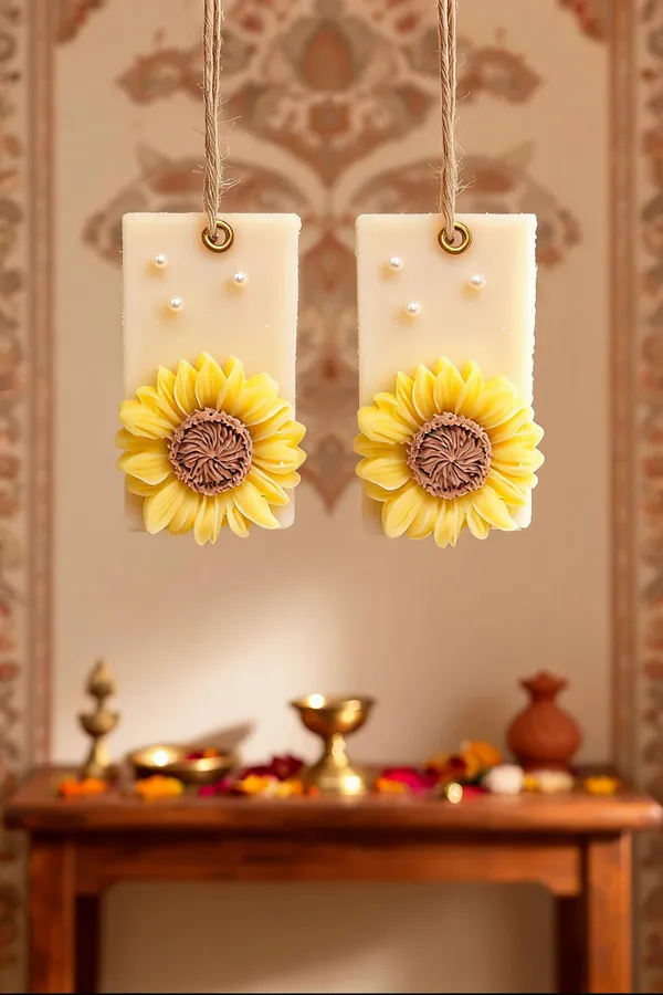 Wax_Floral_Sunflower_Hanging_Wall_Decor_Candle_-_Pack_of_2