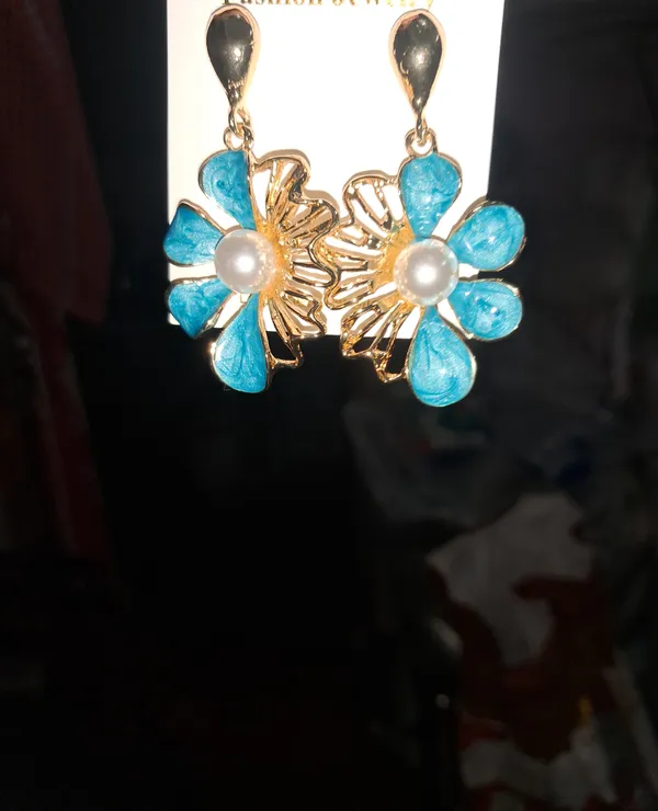 Blue_Zinc_Drop_Earrings_For_Women