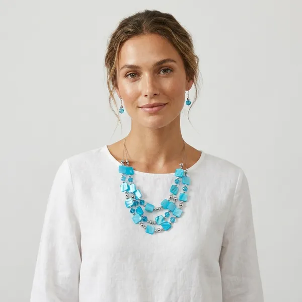 Blue_Agate_Beaded_Necklace_Set_For_Women