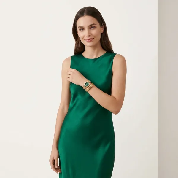 Green_Gold_Metal_Wrist_Watch_For_Women