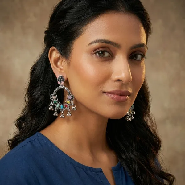 Silver_Zinc_Jumkha_Earrings_For_Women