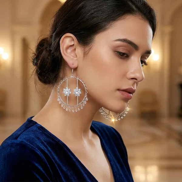White_Zinc_Hoop_Earrings_For_Women