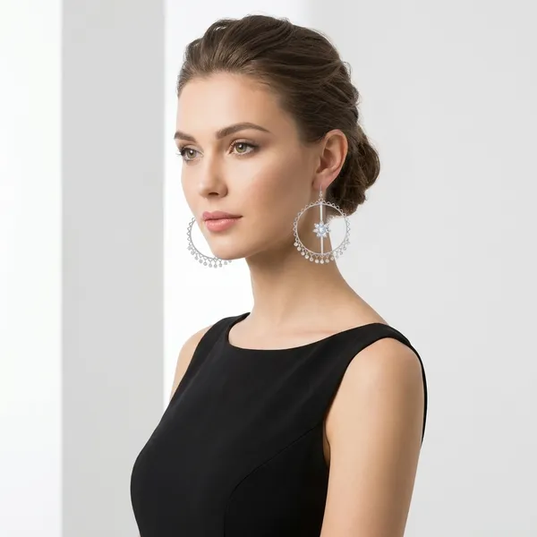 White_Zinc_Hoop_Earrings_For_Women