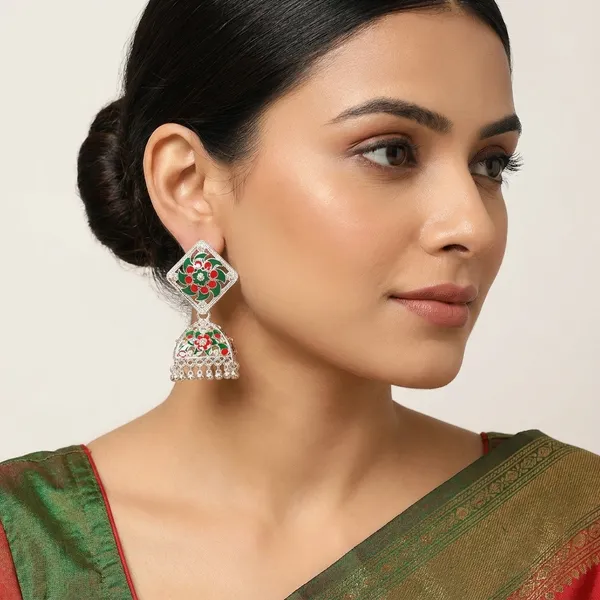 Multicolour_Zinc_Jumkha_Earrings_For_Women